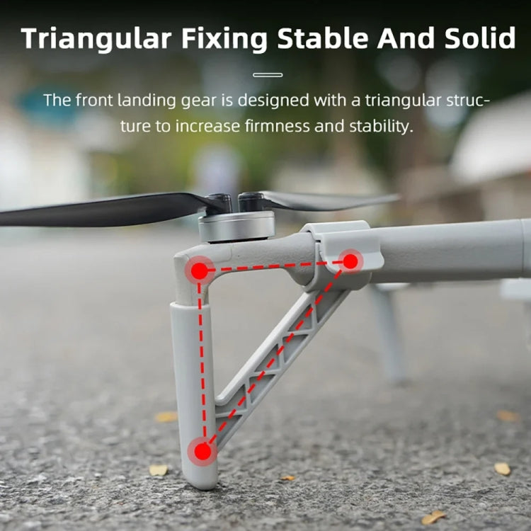 For DJI Mini 4 Pro Drone BRDRC Landing Gear Increased Height Leg(Gray) - Other by BRDRC | Online Shopping South Africa | PMC TechLife | Buy Now Pay Later Mobicred