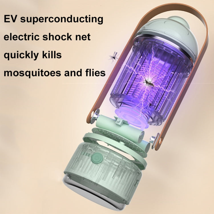 Electric Shock Type Home Night Light Mosquito Killer Outdoor Camping Lamp, Spec: 2000 mAh(Green) - Repellents by PMC Jewellery | Online Shopping South Africa | PMC Jewellery | Buy Now Pay Later Mobicred