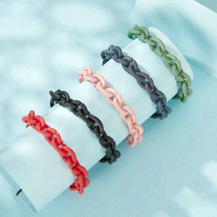 Silicone Acrylic Splicing DIY Bracelet Jewelry(PMB001-BK) - Bracelets by PMC Jewellery | Online Shopping South Africa | PMC Jewellery
