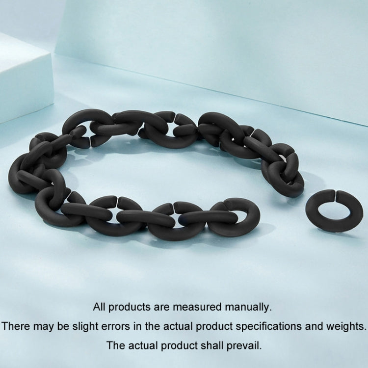 Silicone Acrylic Splicing DIY Bracelet Jewelry(PMB001-PK) - Bracelets by PMC Jewellery | Online Shopping South Africa | PMC Jewellery