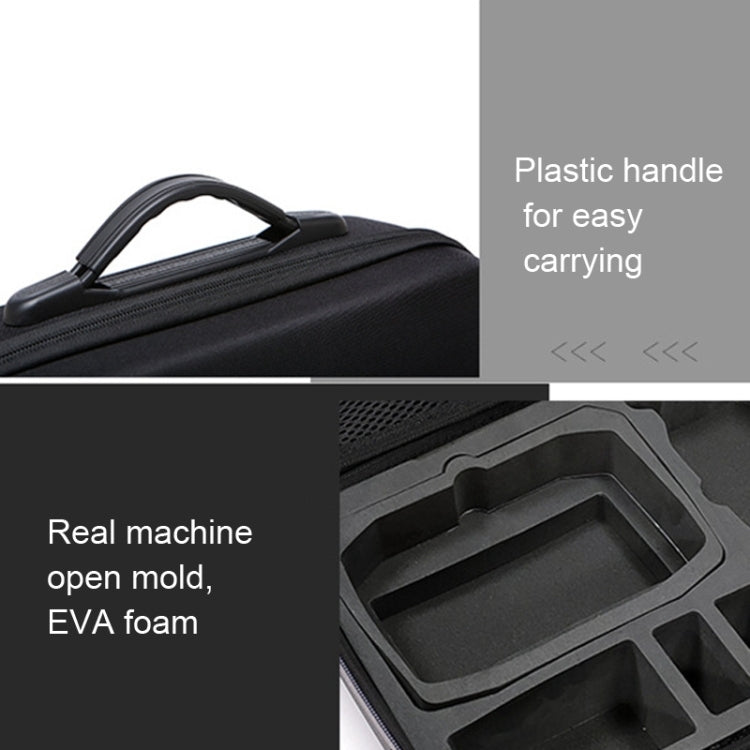 For DJI MINI 4 PRO Suitcase Backpack Messenger Bag Organizer(Pu Diamond Pattern) -  by PMC TechLife | Online Shopping South Africa | PMC TechLife | Buy Now Pay Later Mobicred