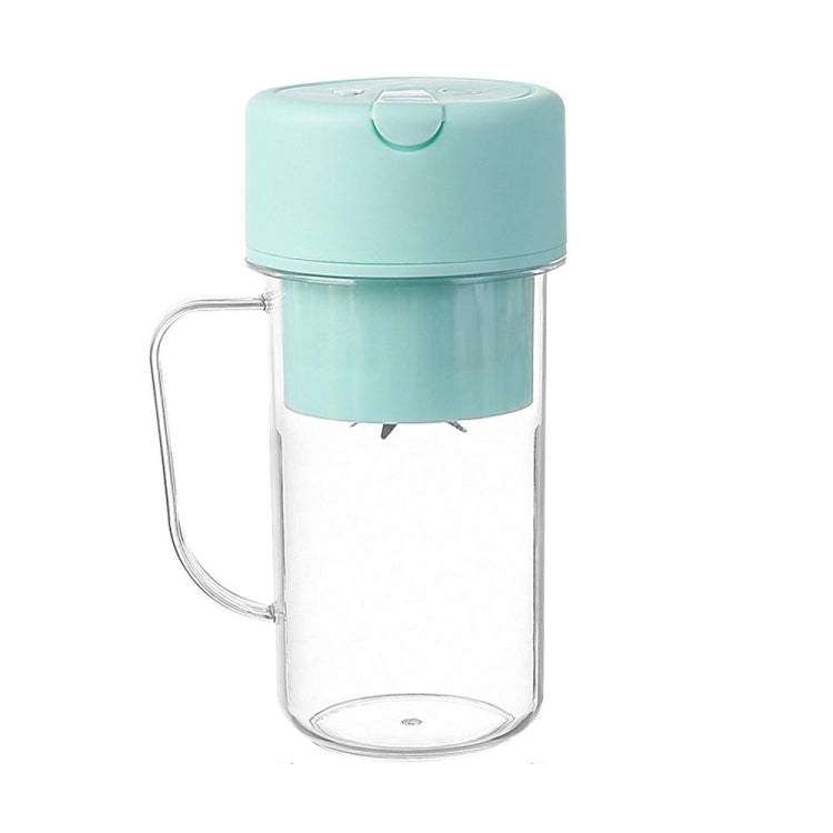 420ml 6 Blades Straw Juice Cup USB Charging Portable Fruit Juicer Smoothie Maker(Green) - free shipping - PMC TechLife - Order now!