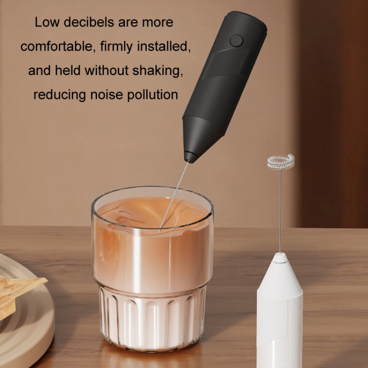 Mini Electric Handheld Milk Frother Cream Stirrer(Black) - Stirrer & Squeezer by PMC TechLife | Online Shopping South Africa | PMC TechLife | Buy Now Pay Later Mobicred
