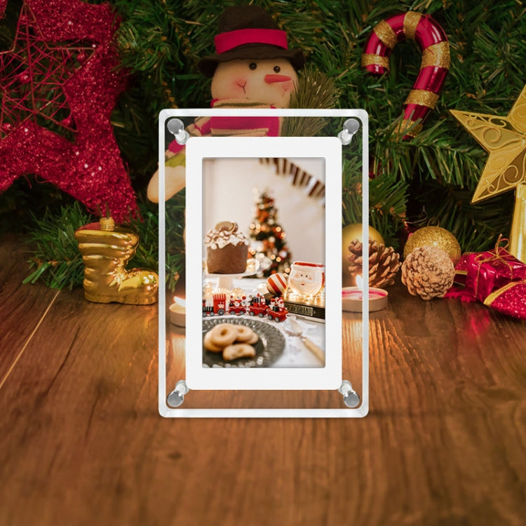 5 Inch HD Digital Photo Frame Crystal Advertising Player 1080P Motion Video Picture Display Player(US Plug) - 1.5-7.0 inch by PMC Jewellery | Online Shopping South Africa | PMC Jewellery | Buy Now Pay Later Mobicred