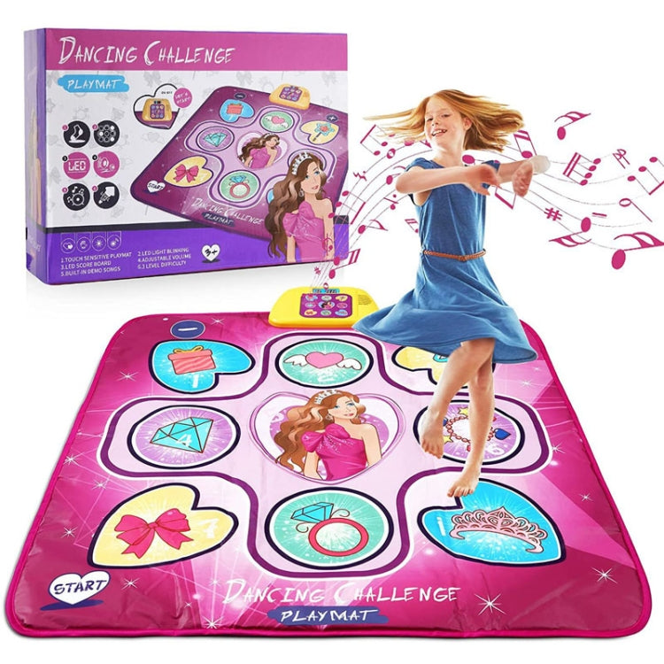 Children Music Dance Mat Electronic Music Dancing Game Pad Music Box Toys(Pink Purple) - Music Toys by PMC Jewellery | Online Shopping South Africa | PMC Jewellery