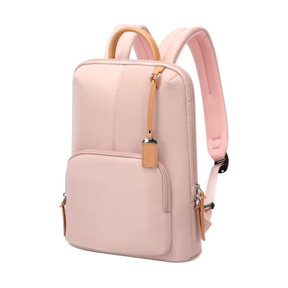 Bopai 62-126521 14-inch Laptop Thin and Light Business Waterproof Backpack(Pink) - Backpack by Bopai | Online Shopping South Africa | PMC Jewellery | Buy Now Pay Later Mobicred