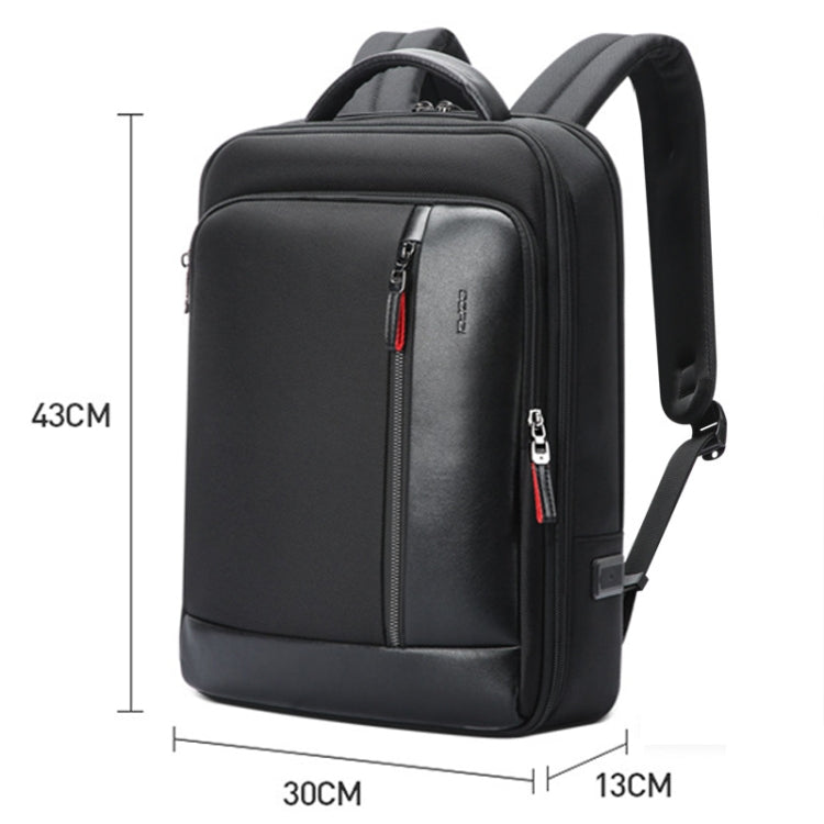 Bopai 751-006641A Large Capacity Anti-theft Waterproof Laptop Business Backpack(Black) - Backpack by Bopai | Online Shopping South Africa | PMC Jewellery | Buy Now Pay Later Mobicred