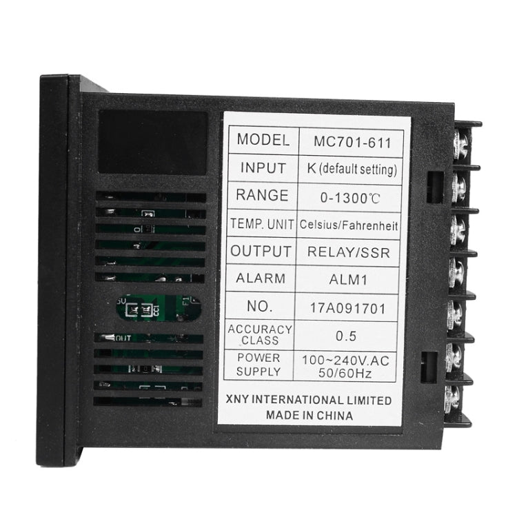 SINOTIMER MC701 Universal Input Short Case PID Intelligent Temperature Controller Meter Heating Cooling Relay SSR Solid State Output - free shipping - PMC TechLife - Order now!