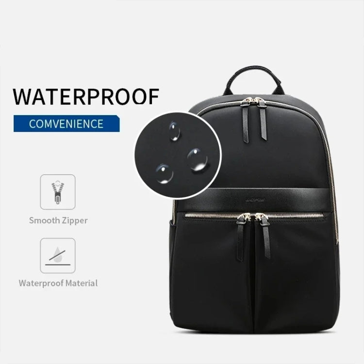 Bopai 14-inch Laptop Casual Lightweight Waterproof Backpack(Black) - free shipping - PMC Jewellery - Order now!