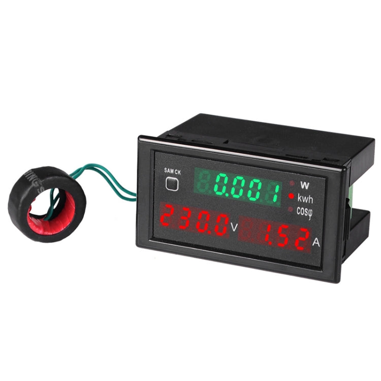 SINOTIMER SPM001 AC LED Digital Voltmeter Frequency Factors Meter Power Monitor, Specification: AC80-300V 100A - Current & Voltage Tester by SINOTIMER | Online Shopping South Africa | PMC Jewellery | Buy Now Pay Later Mobicred