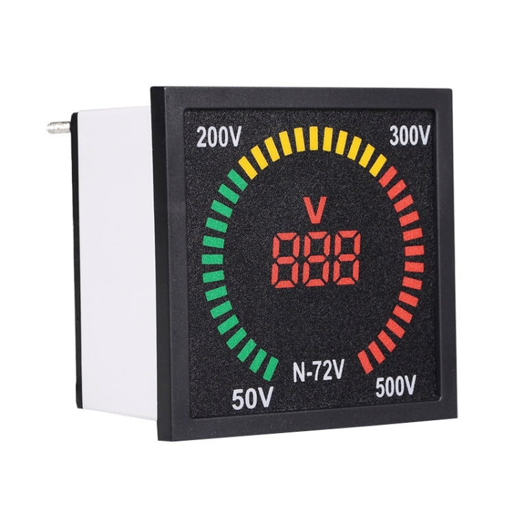 SINOTIMER N-72V AC Voltage Signal Indicator Square Turntable LED Digital Display Voltmeter - Current & Voltage Tester by SINOTIMER | Online Shopping South Africa | PMC Jewellery | Buy Now Pay Later Mobicred