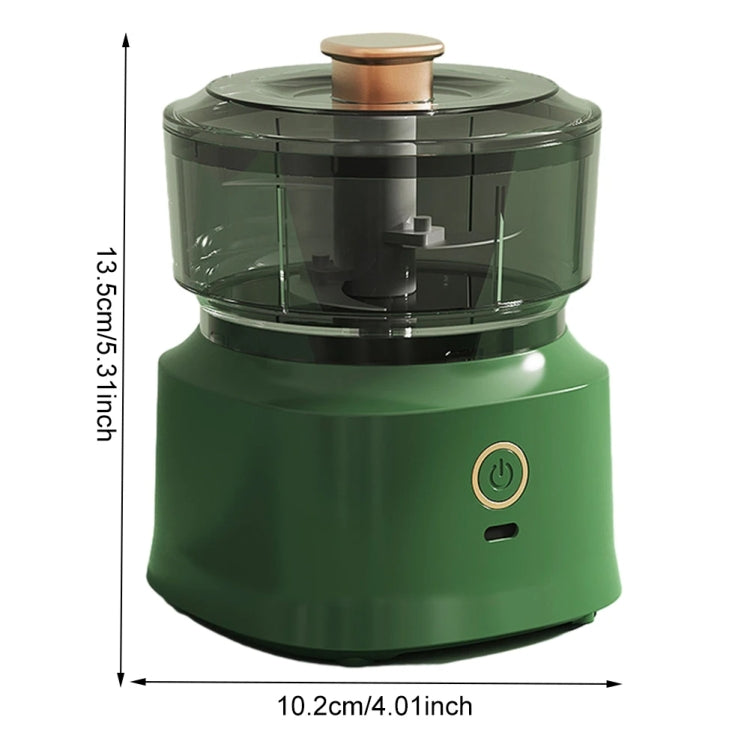 JRQ-01 Home Wireless Electric Meat Grinder Kitchen Garlic Pounder, Size: Electroplated Double-click(Coffee) - Stirrer & Squeezer by PMC TechLife | Online Shopping South Africa | PMC TechLife
