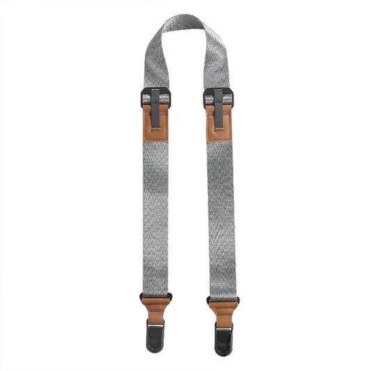 Quick Release Mirrorless Camera Crossbody Strap SLR Camera Decompression Halter Strap(Gray+Brown) - Camera Strap by PMC Jewellery | Online Shopping South Africa | PMC Jewellery | Buy Now Pay Later Mobicred