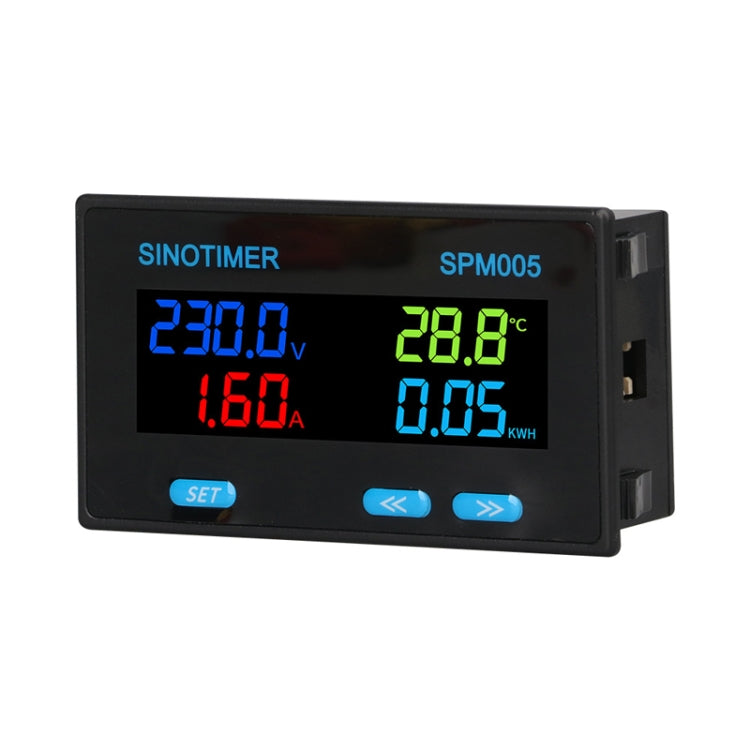 SINOTIMER SPM005 AC Digital Display Voltage Current Power Electricity Multifunctional Monitoring Meter, Specification: 100A - Current & Voltage Tester by SINOTIMER | Online Shopping South Africa | PMC TechLife | Buy Now Pay Later Mobicred