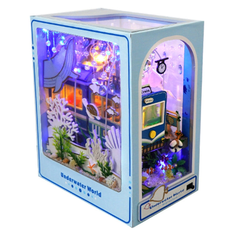 DIY Assembled LED 3D House Model Bookends Kid Toys Glowing Birthday Gift, Color: TC39 Underwater Guide - Puzzle Toys by PMC Jewellery | Online Shopping South Africa | PMC Jewellery | Buy Now Pay Later Mobicred