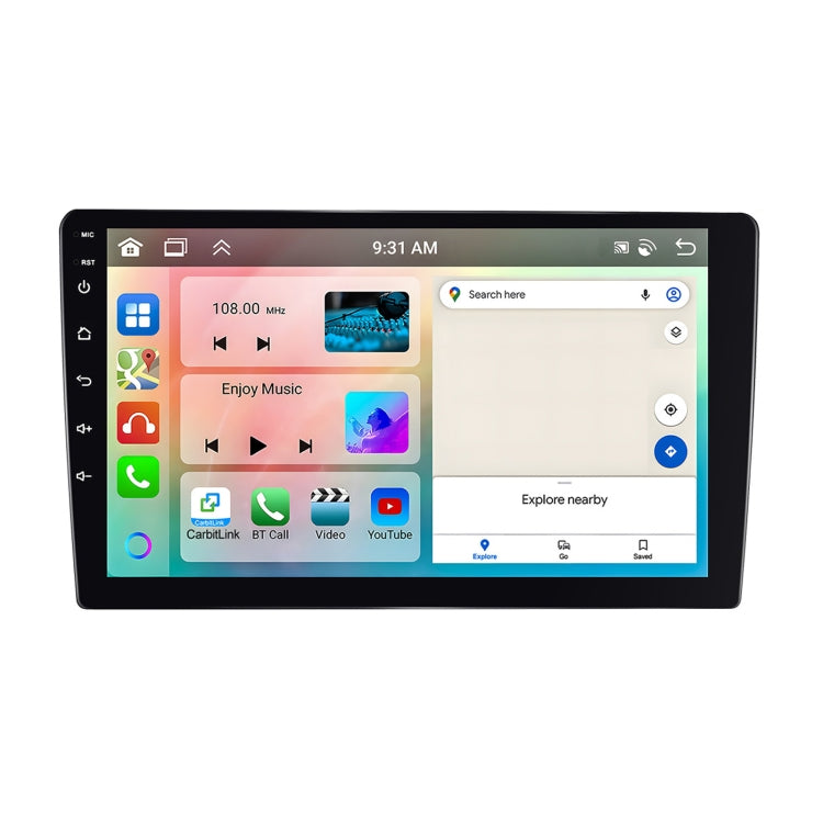 9 inch 6+128G Android Universal HD Large Screen Car Bluetooth Player Android GPS Navigation Integrated Machine(Standard) - Car MP3 & MP4 & MP5 by PMC Jewellery | Online Shopping South Africa | PMC Jewellery | Buy Now Pay Later Mobicred