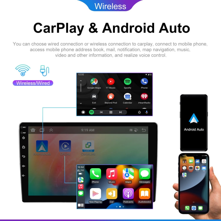 7 inch 6+128G Android Universal HD Large Screen Car Bluetooth Player Android GPS Navigation Integrated Machine(Standard) - Car MP3 & MP4 & MP5 by PMC Jewellery | Online Shopping South Africa | PMC Jewellery | Buy Now Pay Later Mobicred