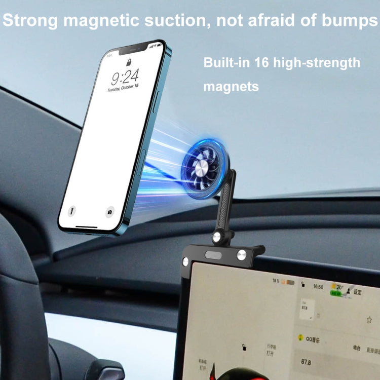 For Tesla Model 3/Y MagSafe Magnetic Mobile Phone Navigation Screen Holder(TS-MA1) - Car Holders by PMC Jewellery | Online Shopping South Africa | PMC Jewellery | Buy Now Pay Later Mobicred