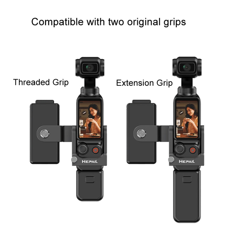 For DJI OSMO Pocket 3 HEPAIL Extended Phone Holder Adapter Protection Bezel - Case & Bags by HEPAIL | Online Shopping South Africa | PMC TechLife | Buy Now Pay Later Mobicred