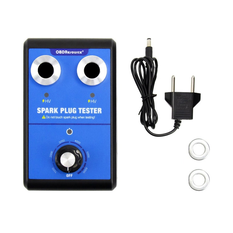 OBDResource High-Pressure Adjustable Dual-Hole Spark Plug Ignition Detector(EU Plug) - Electronic Test by OBDResource | Online Shopping South Africa | PMC TechLife | Buy Now Pay Later Mobicred