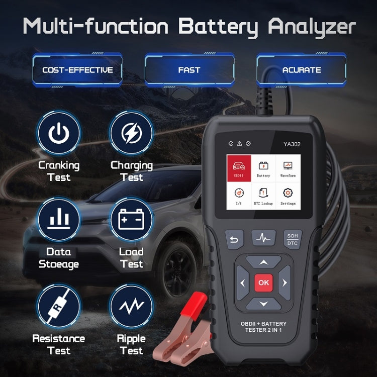 OBDResource 2 in 1 Engine Fault Code Battery Internal Resistance Multi-function Detector - Code Readers & Scan Tools by OBDResource | Online Shopping South Africa | PMC Jewellery | Buy Now Pay Later Mobicred