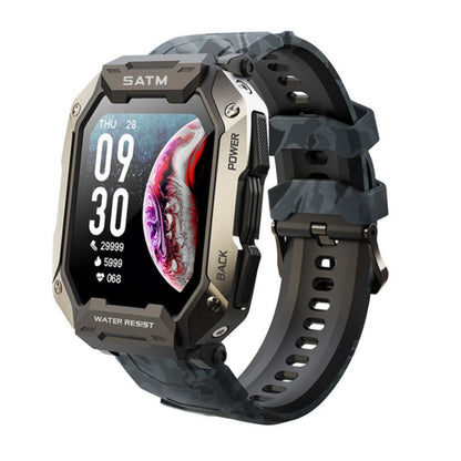 C20Plus 1.81-inch Health Monitoring Waterproof Bluetooth Call Smart Watch, Color: Camouflage Black - Smart Watches by PMC Jewellery | Online Shopping South Africa | PMC Jewellery | Buy Now Pay Later Mobicred