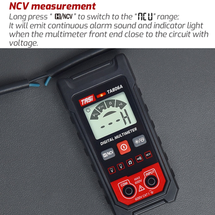 TASI TA806A Fully Automatic Universal Table Home Portable Automatic Recognition Universal Table - Current & Voltage Tester by TASI | Online Shopping South Africa | PMC TechLife | Buy Now Pay Later Mobicred