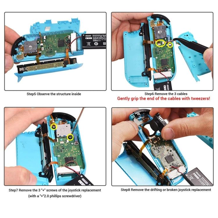 21 In 1 Kit For Nintendo Switch Joycon Joystick Thumb Stick Repair Tool - Switch Spare Parts by PMC Jewellery | Online Shopping South Africa | PMC Jewellery | Buy Now Pay Later Mobicred