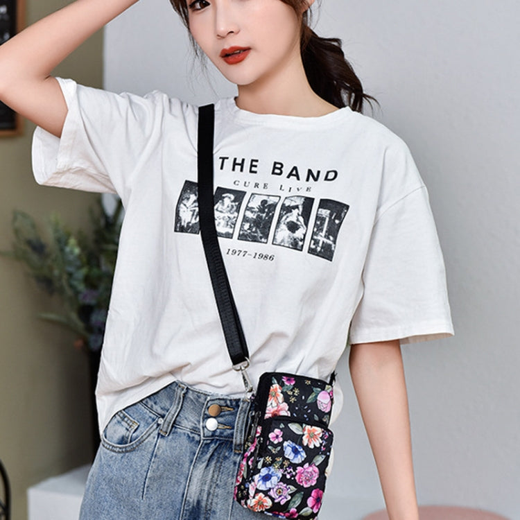 Printed Crossbody Mobile Phone Bag Mini Wallet With Arm Band, Style: Scenery - Single-shoulder Bags by PMC TechLife | Online Shopping South Africa | PMC TechLife | Buy Now Pay Later Mobicred
