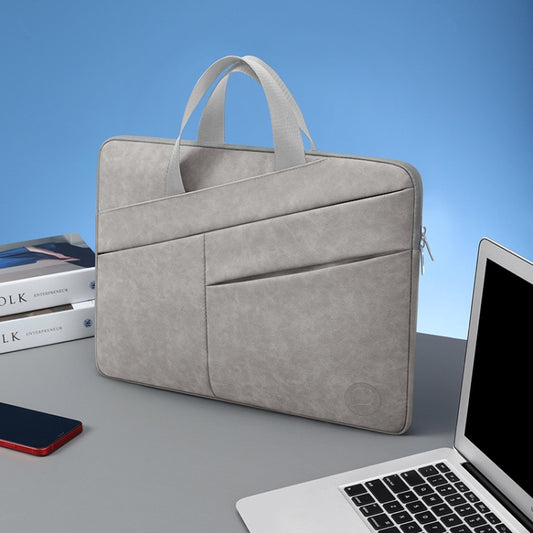 BUBM Portable Computer Bag Notebook Business Travel Bag, Size: 15 inch(Light Gray) - 15 inch by BUBM | Online Shopping South Africa | PMC Jewellery | Buy Now Pay Later Mobicred