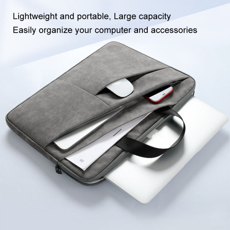 BUBM Portable Computer Bag Notebook Business Travel Bag, Size: 15 inch(Light Gray) - free shipping - PMC Jewellery - Order now!