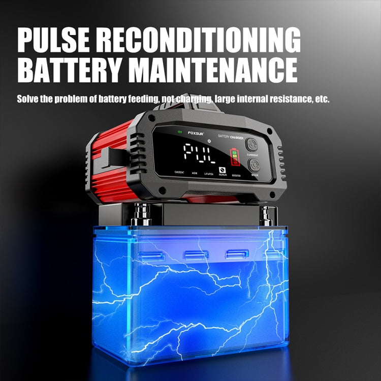 FOXSUR 25A 12V/24V Portable High-Power Car Ship Motorcycle Charger(AU Plug) - free shipping - PMC TechLife - Order now!