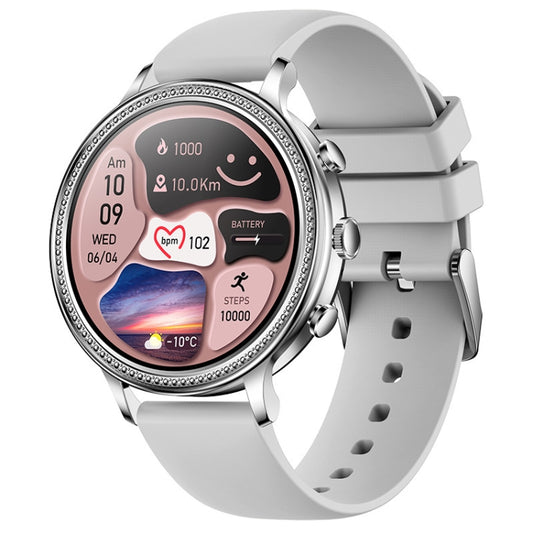 V60 1.39 Inch Health Monitoring Multifunctional Waterproof Bluetooth Call Smart Watch, Color: Silver - Smart Watches by PMC Jewellery | Online Shopping South Africa | PMC Jewellery | Buy Now Pay Later Mobicred