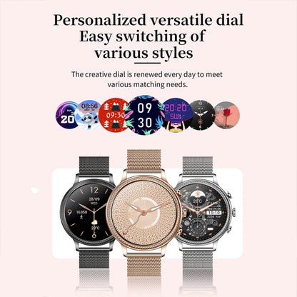 V60 1.39 Inch Health Monitoring Multifunctional Waterproof Bluetooth Call Smart Watch, Color: Silver Steel - Smart Watches by PMC Jewellery | Online Shopping South Africa | PMC Jewellery | Buy Now Pay Later Mobicred