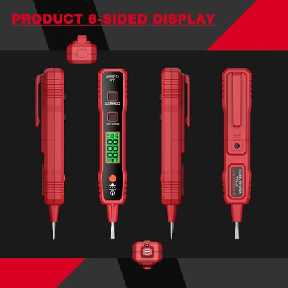 HABOTEST LCD Digital Display Sound Light Alarm High Sensitivity Test Pen(HT89A) - Current & Voltage Tester by HABOTEST | Online Shopping South Africa | PMC Jewellery | Buy Now Pay Later Mobicred