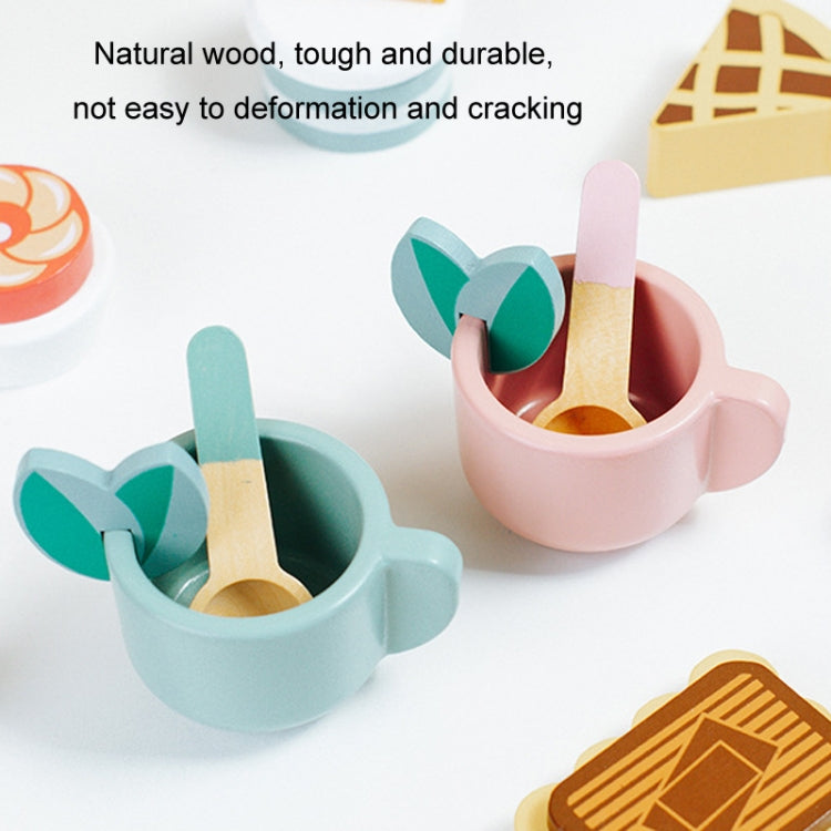 KABI Children Simulation Wooden Pretend Play Toy Kindergarten Parent-Child Interactive Toy, Style: Coffee Maker - Pretend Play Toys by KABI | Online Shopping South Africa | PMC Jewellery | Buy Now Pay Later Mobicred