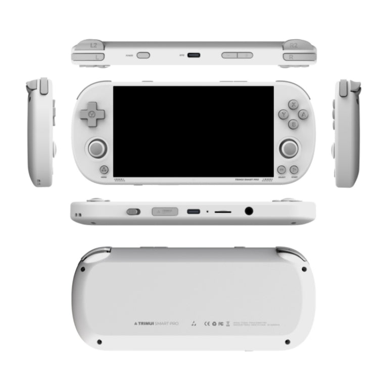 Trimui Smart Pro 4.96 Inch IPS Screen Handheld Game Console Open Source Linux System 128G(White) - Pocket Console by Trimui | Online Shopping South Africa | PMC Jewellery | Buy Now Pay Later Mobicred