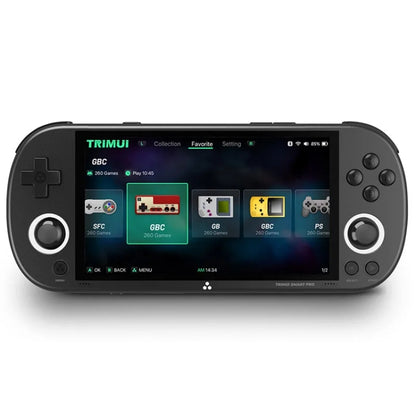 Trimui Smart Pro 4.96 Inch IPS Screen Handheld Game Console Open Source Linux System 256G(Black) - Pocket Console by Trimui | Online Shopping South Africa | PMC Jewellery | Buy Now Pay Later Mobicred