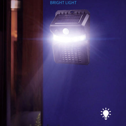 E-SMARTER W792 LED Solar Wall Light With Purple Light Mosquito Control Function Human Intelligent Sensor Outdoor Garden Lamp, Specification: White Light+Yellow Light - Solar Lights by E-SMARTER | Online Shopping South Africa | PMC Jewellery | Buy Now Pay Later Mobicred