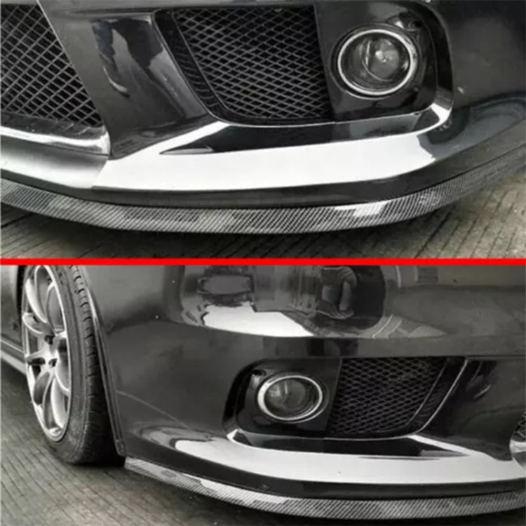 SAMURAI 2.5m Carbon Fiber Car Front Lip Anti-Collision Bumper Modification Strip Supplies, Color: Red - Anti Collision Sticker by SAMURAI | Online Shopping South Africa | PMC Jewellery | Buy Now Pay Later Mobicred