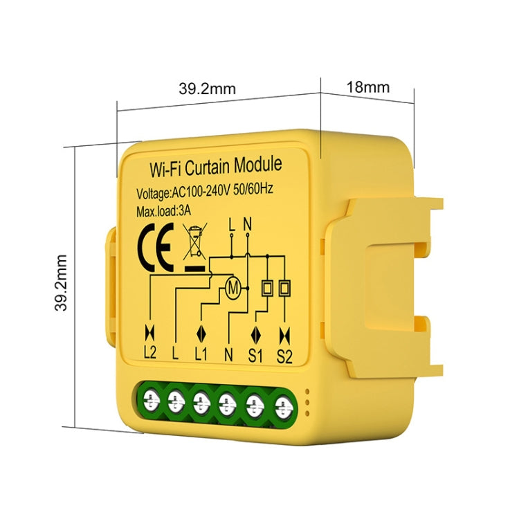 ZigBee Graffiti Curtain Switch On / Off Module - Smart Switch by PMC Jewellery | Online Shopping South Africa | PMC Jewellery | Buy Now Pay Later Mobicred