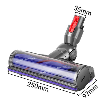 For Dyson V7 / V8 / V10 / V11 Vacuum Cleaner Soft Velvet Roller Direct Drive Brush Head - For Dyson Accessories by PMC Jewellery | Online Shopping South Africa | PMC Jewellery | Buy Now Pay Later Mobicred