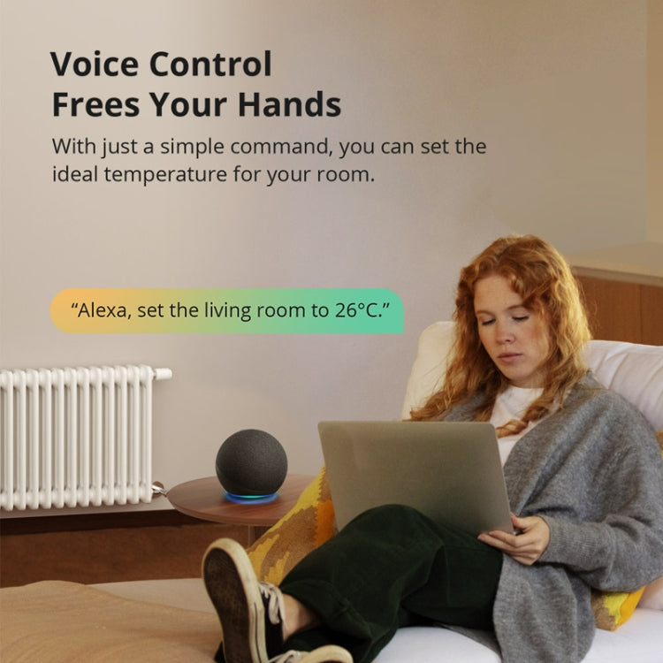 SONOFF TRVZB Zigbee Temperature Control Valve Intelligent Heating Anti-freezing APP Remote Control - Other Accessories by SONOFF | Online Shopping South Africa | PMC Jewellery | Buy Now Pay Later Mobicred