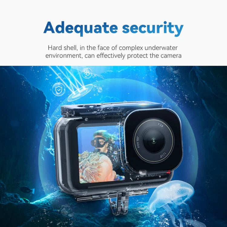 For DJI Osmo Action 3 / 4 TELESIN OA-WTP-003 45m Waterproof Shell Sealed Diving Case - Case & Bags by TELESIN | Online Shopping South Africa | PMC TechLife | Buy Now Pay Later Mobicred