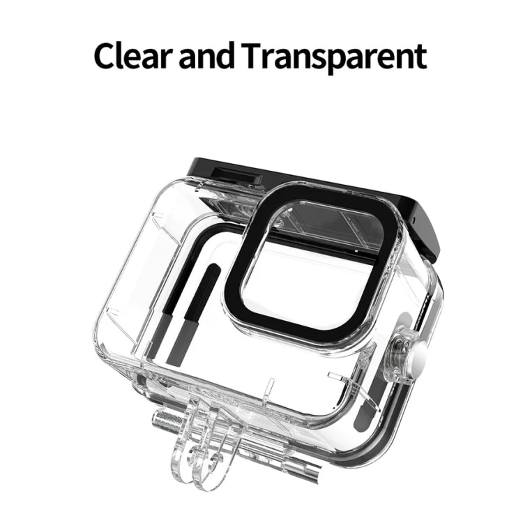 TELESIN GP-WTP-901 45m Diving Shell, For GoPro HERO12 Black / HERO11 Black / HERO10 Black / HERO9 Black Shell+Filter Set - free shipping - PMC TechLife - Order now!