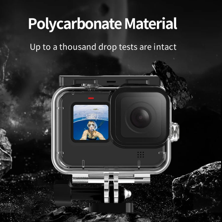 TELESIN GP-WTP-901 45m Diving Shell, For GoPro HERO12 Black / HERO11 Black / HERO10 Black / HERO9 Black Shell+Filter Set - free shipping - PMC TechLife - Order now!