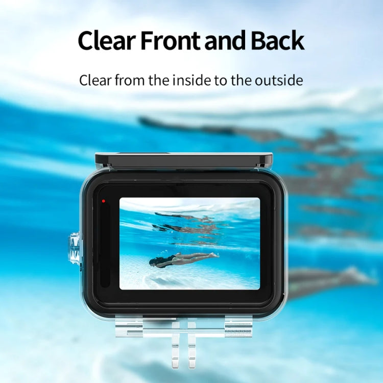 TELESIN GP-WTP-901 45m Diving Shell, For GoPro HERO12 Black / HERO11 Black / HERO10 Black / HERO9 Black Shell+Filter Set - free shipping - PMC TechLife - Order now!