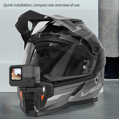 TELESIN GP-HBM-MT2 Universal Helmet Mount Holder For Sports Camera - Helmet Mount by TELESIN | Online Shopping South Africa | PMC Jewellery | Buy Now Pay Later Mobicred