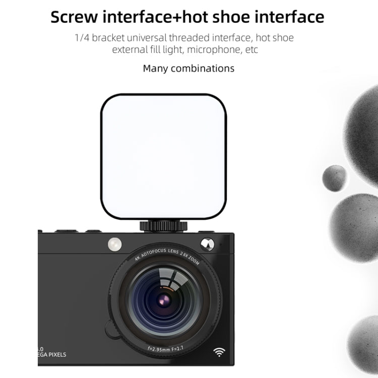 High-Definition CCD Digital Camera 64 Million WiFi Card Camera, Color: Black + Headphone Cable - Video Cameras by PMC TechLife | Online Shopping South Africa | PMC TechLife | Buy Now Pay Later Mobicred