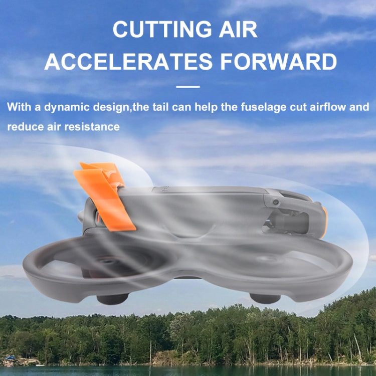 For DJI Avata 2 CQT Adhesive Airflow Cutting Flight Tail for Drones(Black) -  by CQT | Online Shopping South Africa | PMC Jewellery | Buy Now Pay Later Mobicred